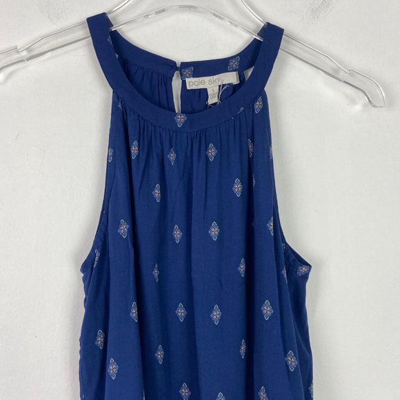 NWT Stitch Fix Pale Sky Ashlen Halter Top Blue Size Small S NEW D492 - Picture 2 of 11
